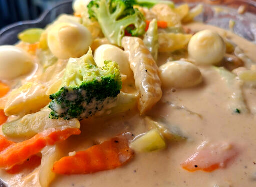 CREAMY BUTTERED VEGETABLES